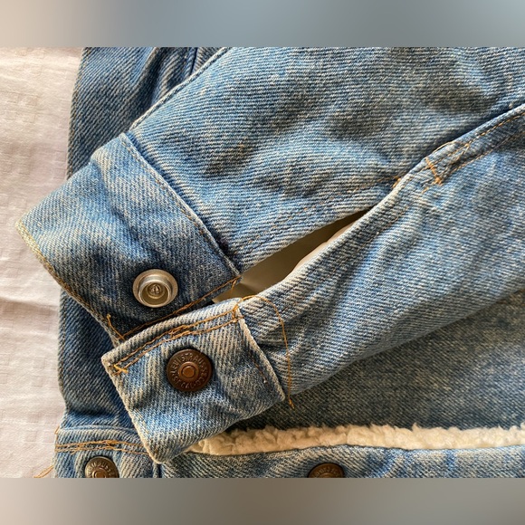 Vintage 70’s Levi’s Sherpa Denim Trucker Jacket - Picture 10 of 16